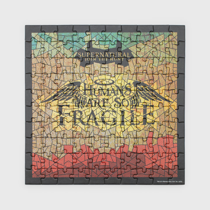 100 piece puzzle. humans are so fragile