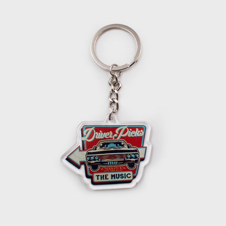 driver picks the music keychain supernatural box