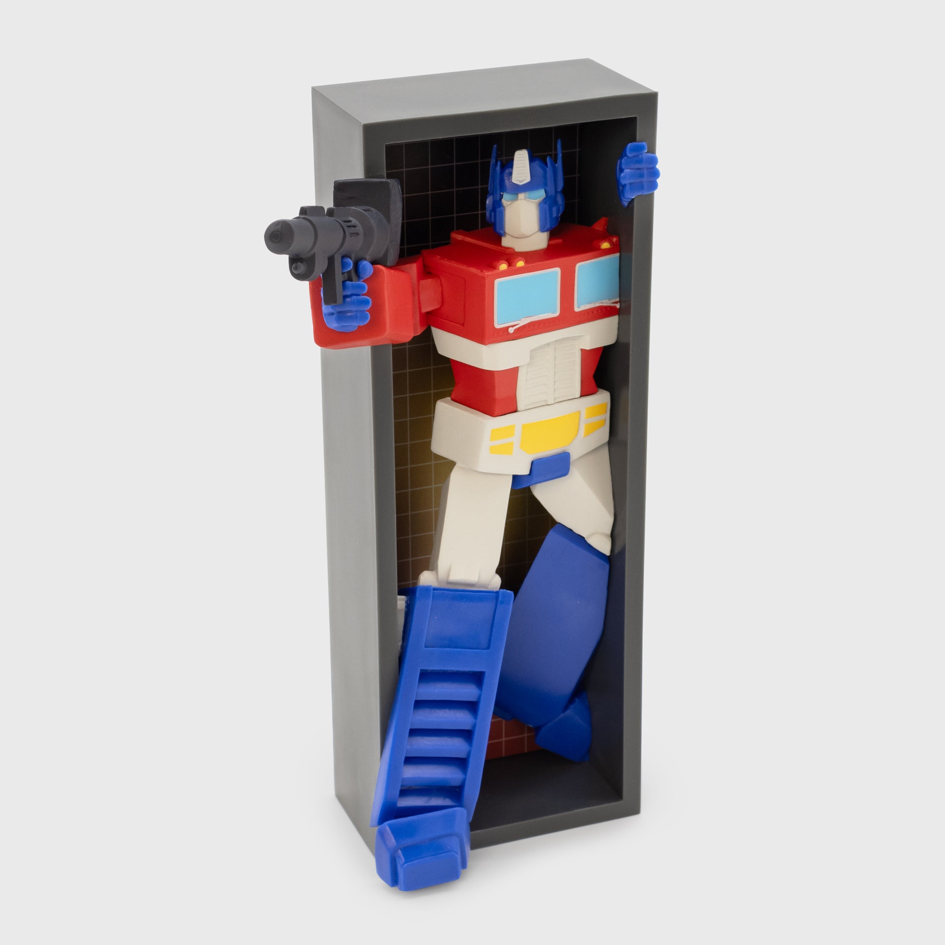 transformers optimus prime nooks pointing blaster