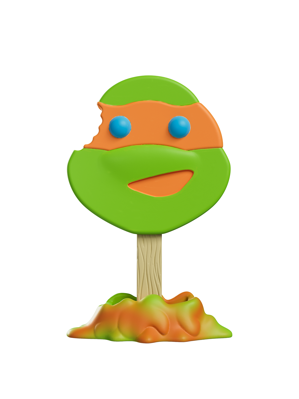 Teenage Mutant Ninja Turtles - Michelangelo Meltz Collectible Figure