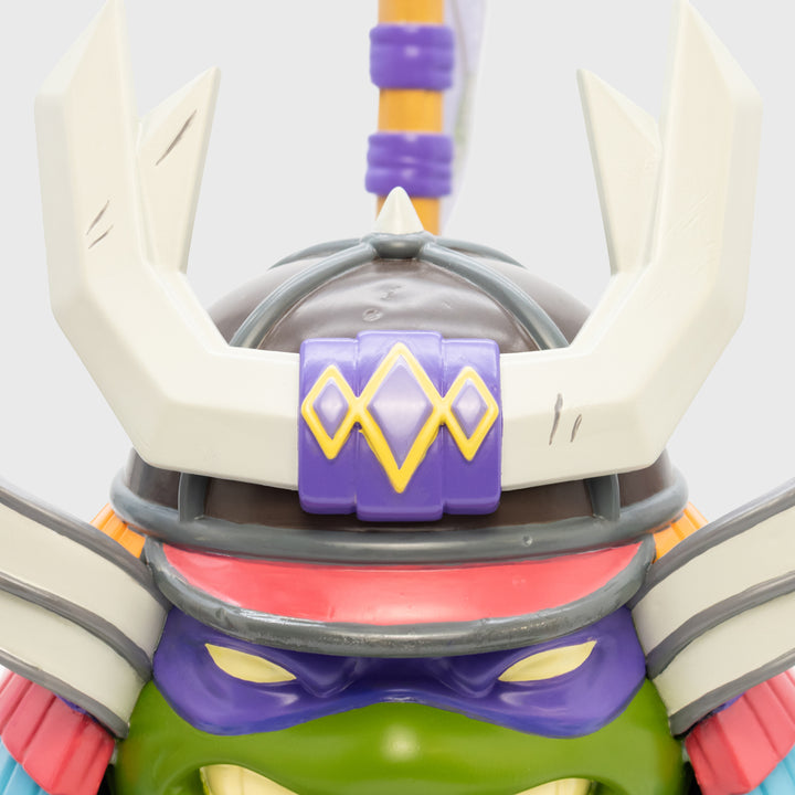 donatello figure close up of helmet