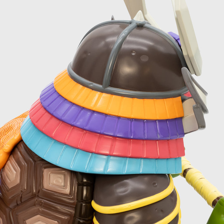 close up of back of helmet