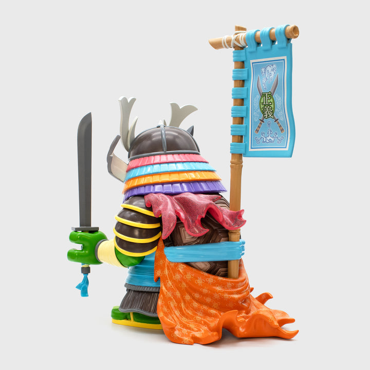 leonardo tolleson tmnt collectible figure facing back.