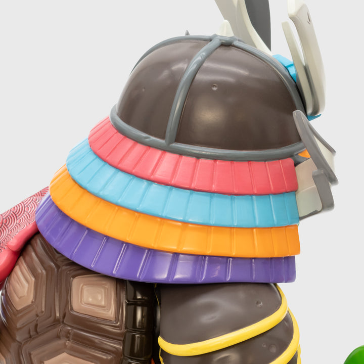 close up of back of helmet