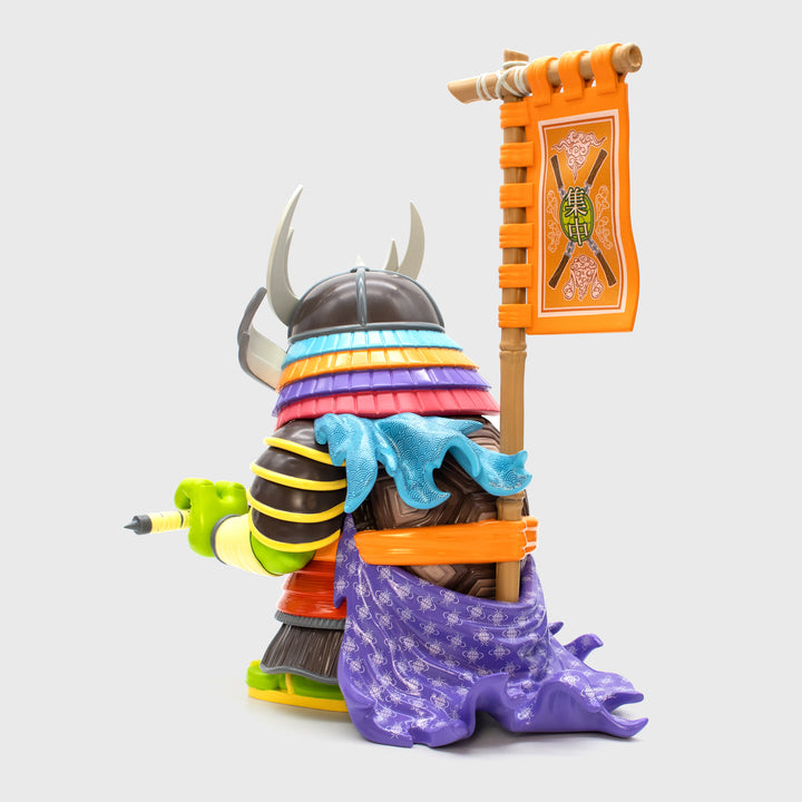 michelangelo tolleson tmnt collectible figure facing back.