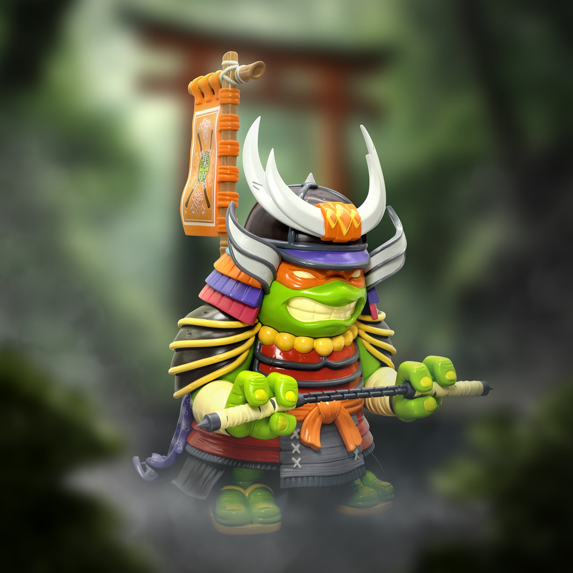 michelangelo tolleson tmnt collectible figure facing right