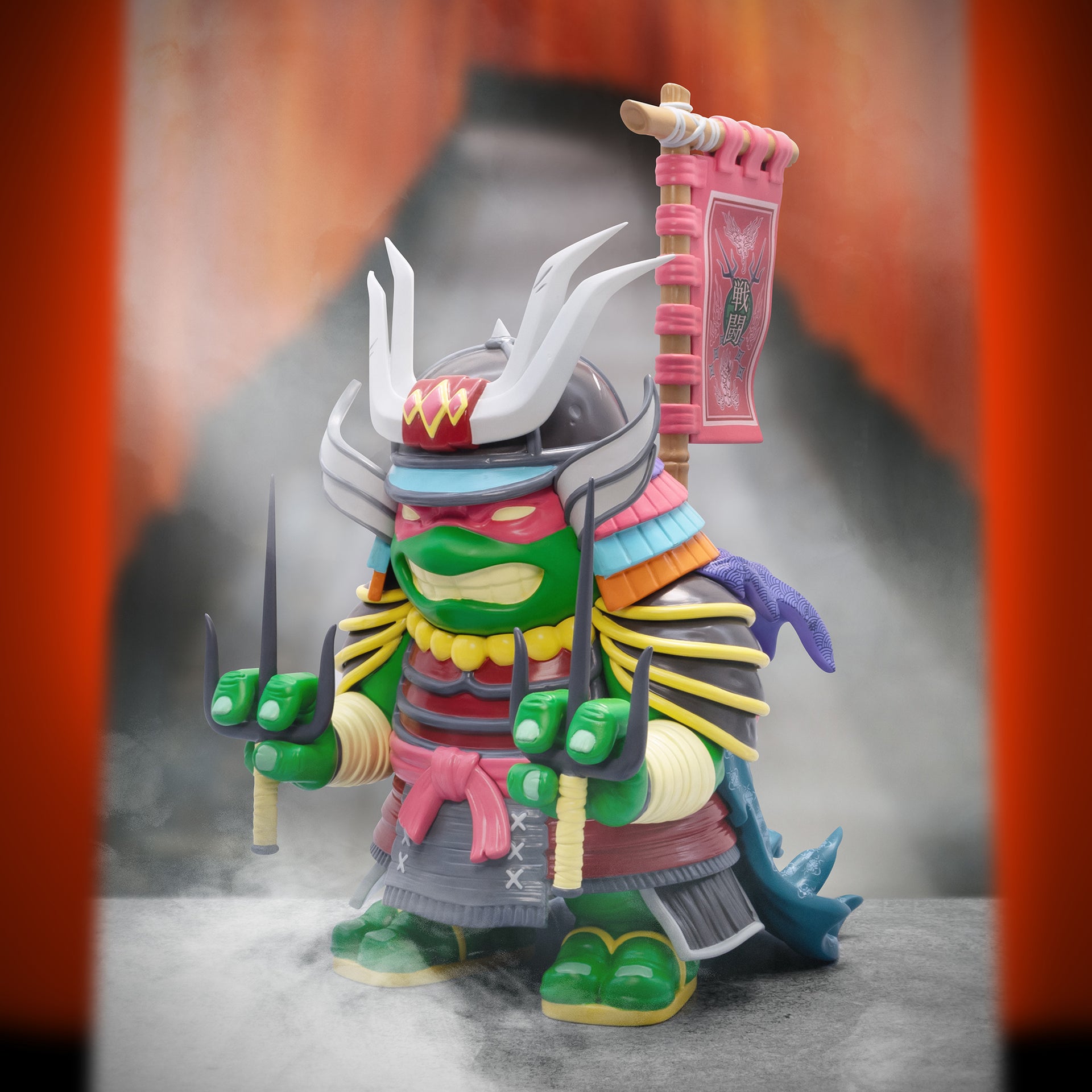 raphael tolleson tmnt collectible figure facing left.