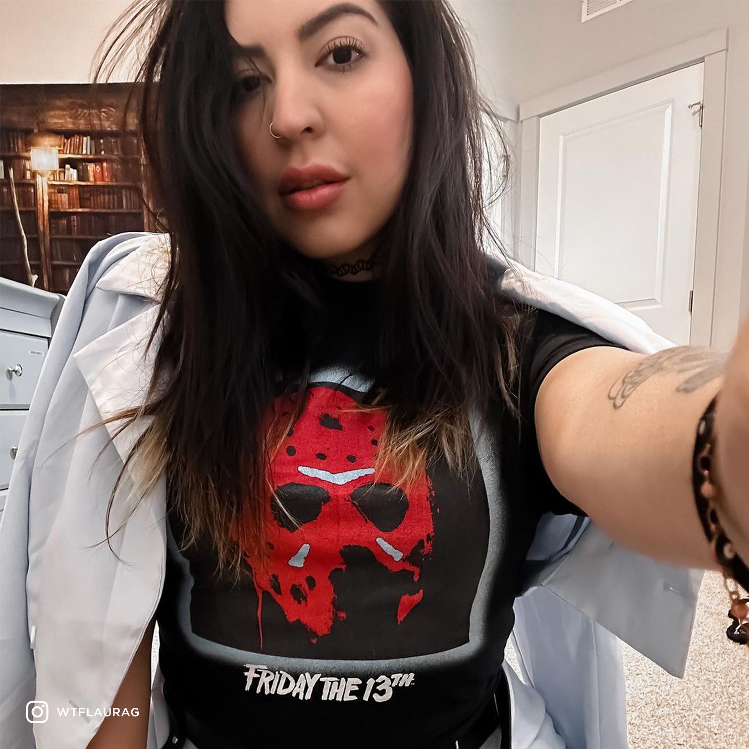 woman wearing shirt