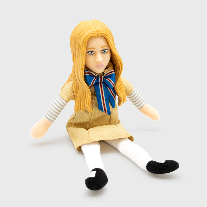 megan doll sitting.