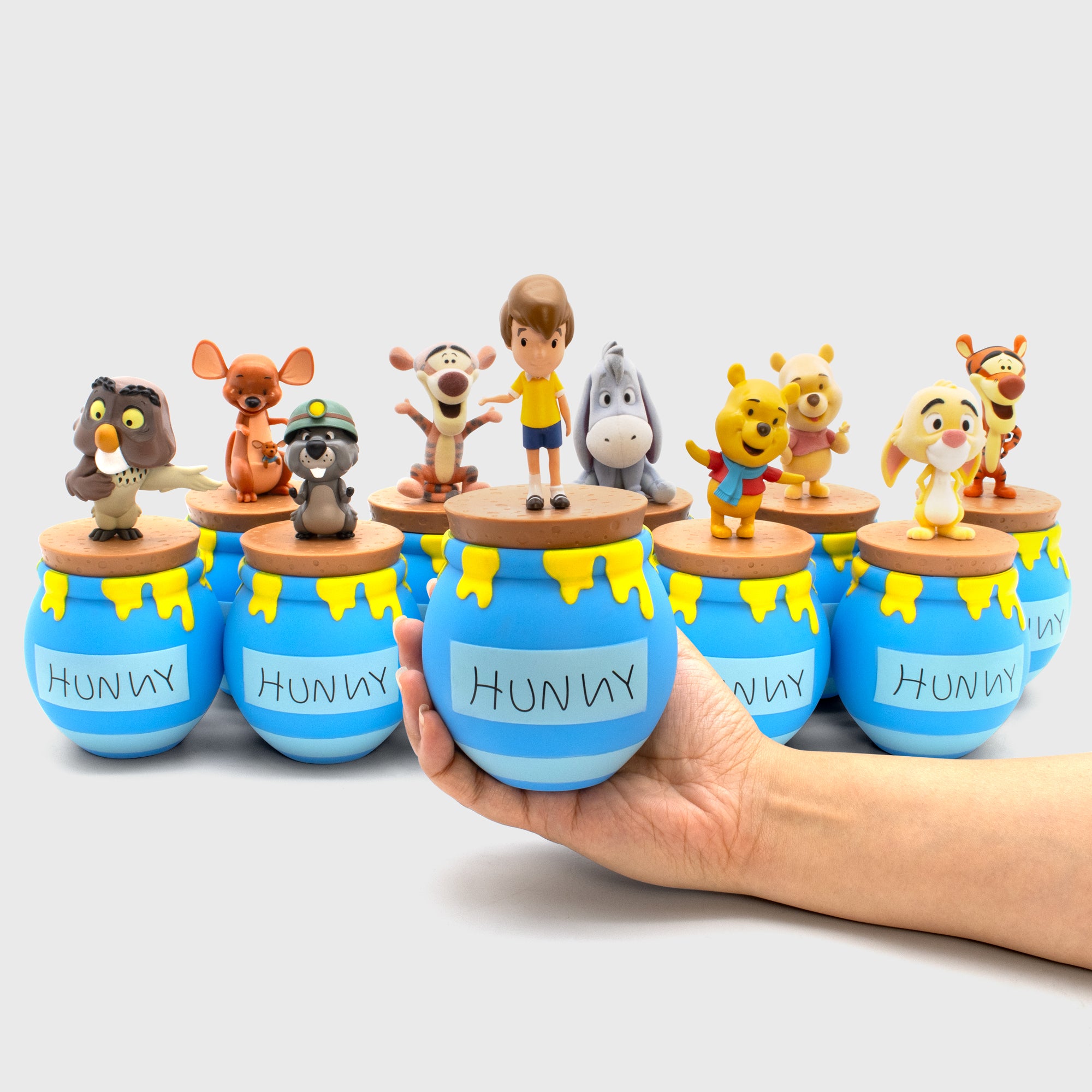 full set with holding christopher robin