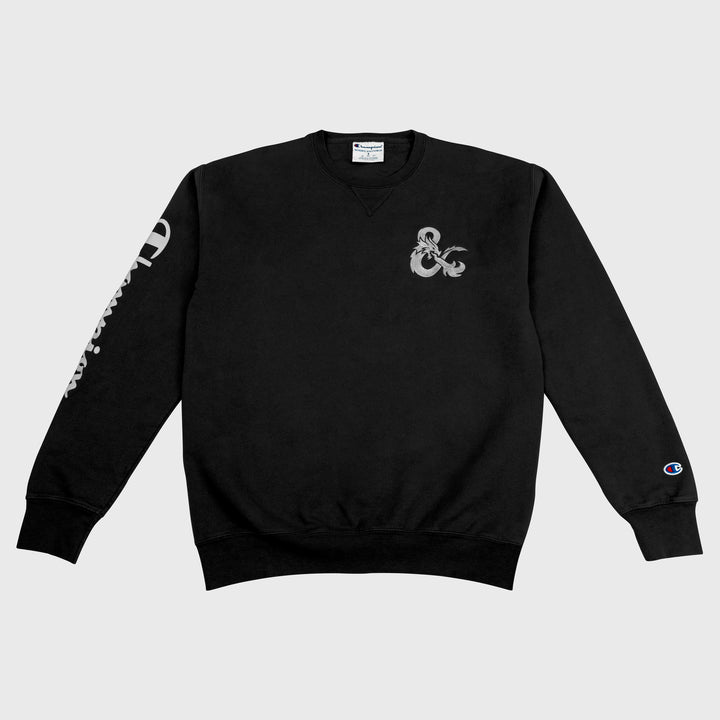 dungeons & dragons mind flayer pullover front. D&D logo on front pocket.