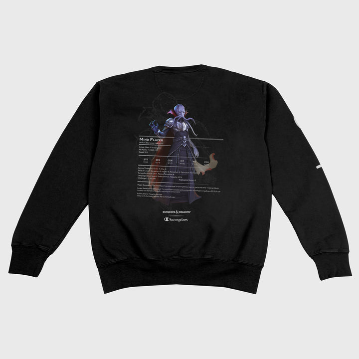 dungeons and dragons mind flayer pullover back.