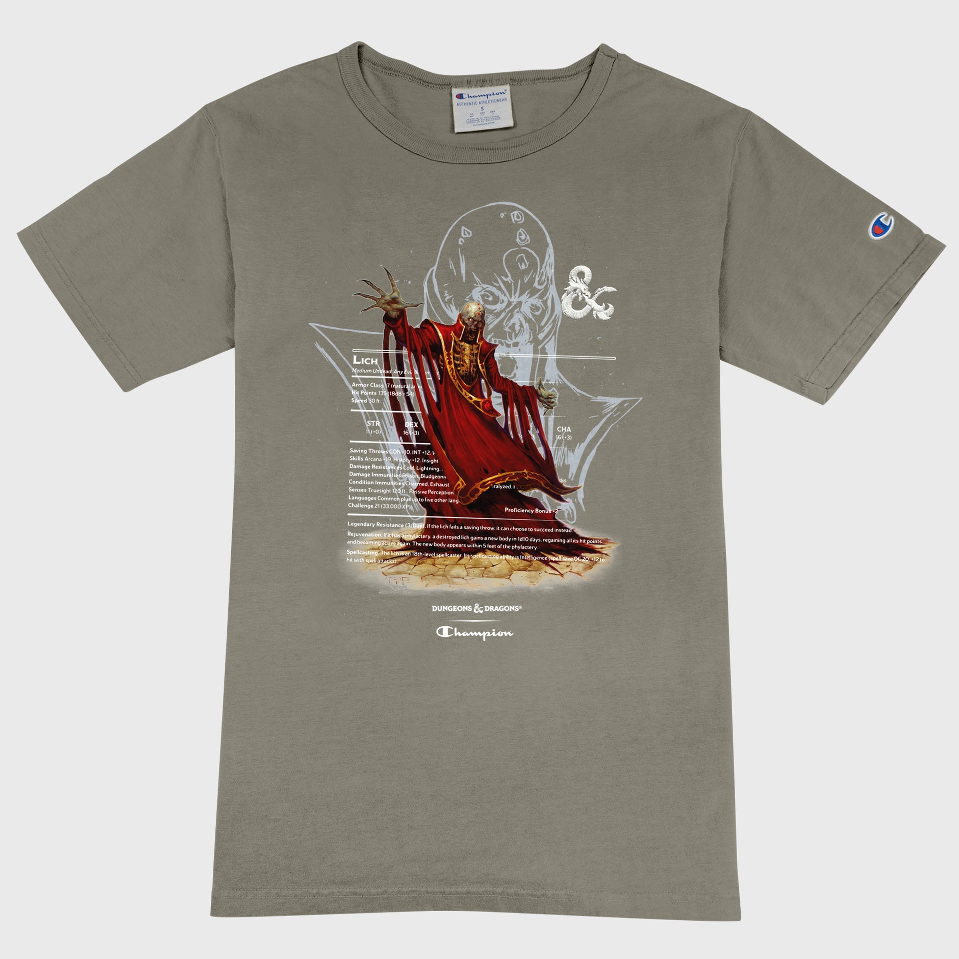 lich d&d shirt dungeons and dragons