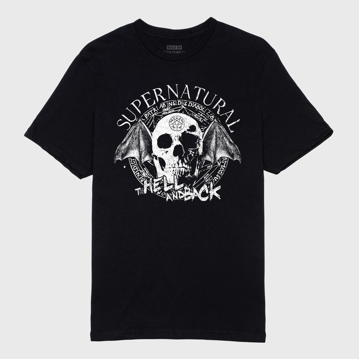 supernatural to hell and back tee
