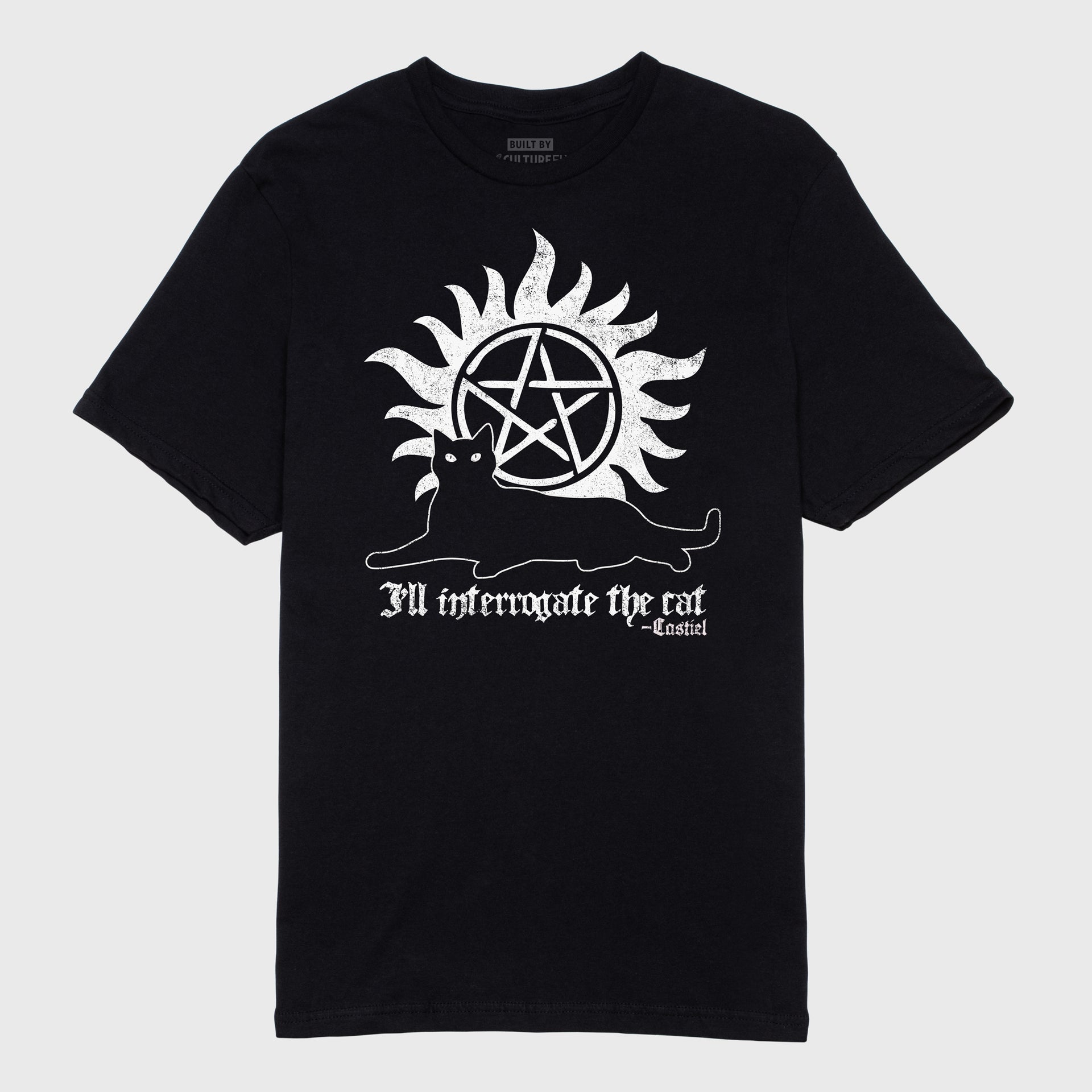 supernatural castiel cat tee