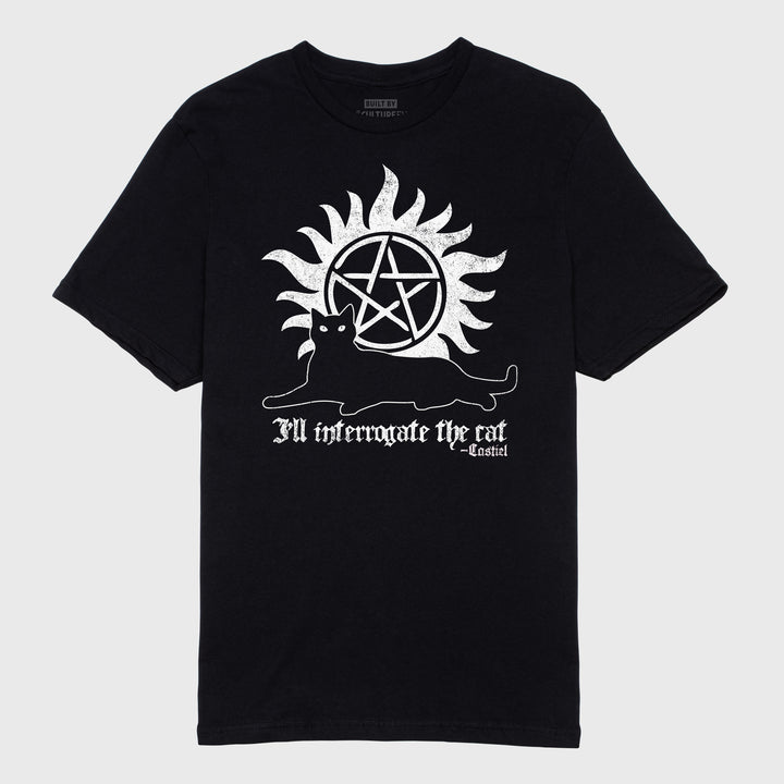 supernatural castiel cat tee