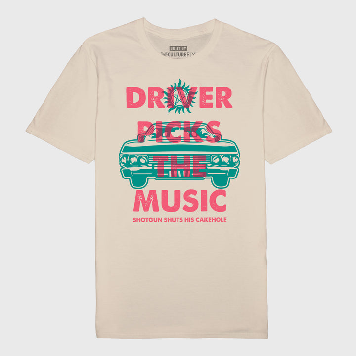 supernatural driver picks the music tee
