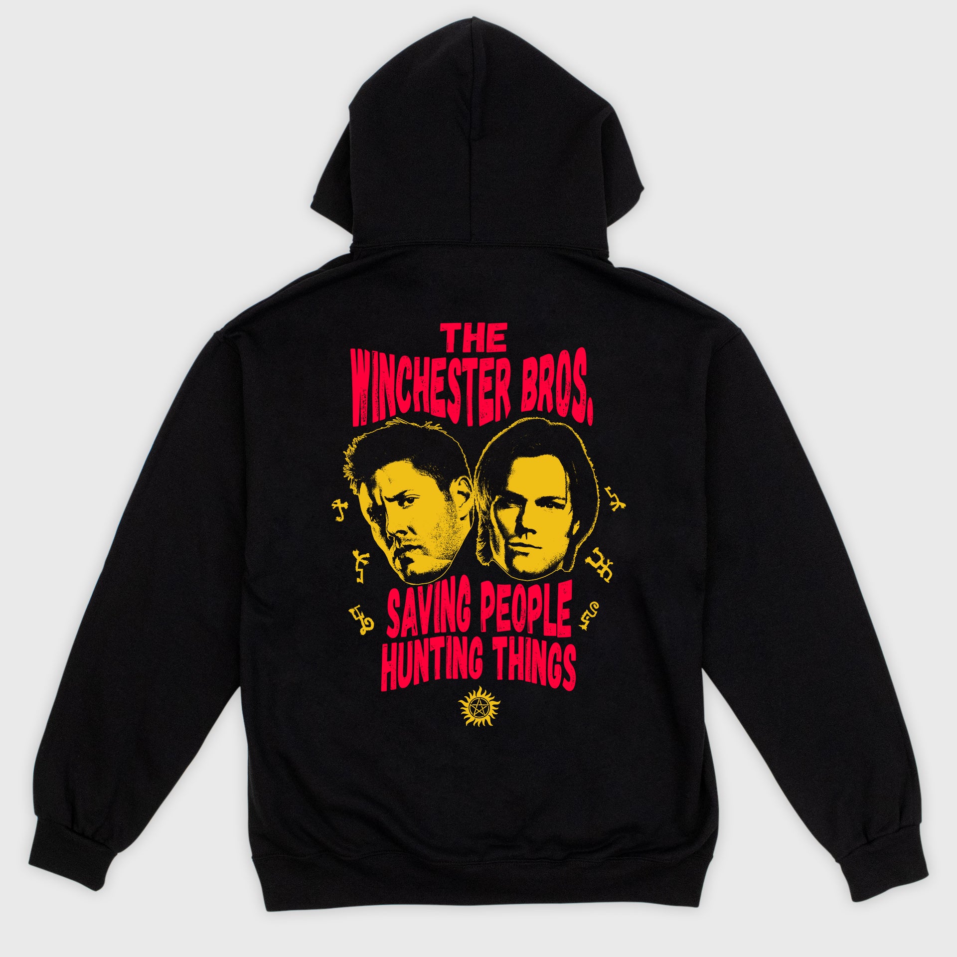 supernatural winchester bros hoodie back