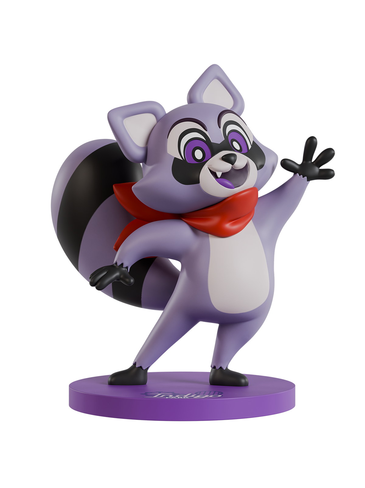 Indigo Park - Rambley the Raccoon 6" Vinyl Figure