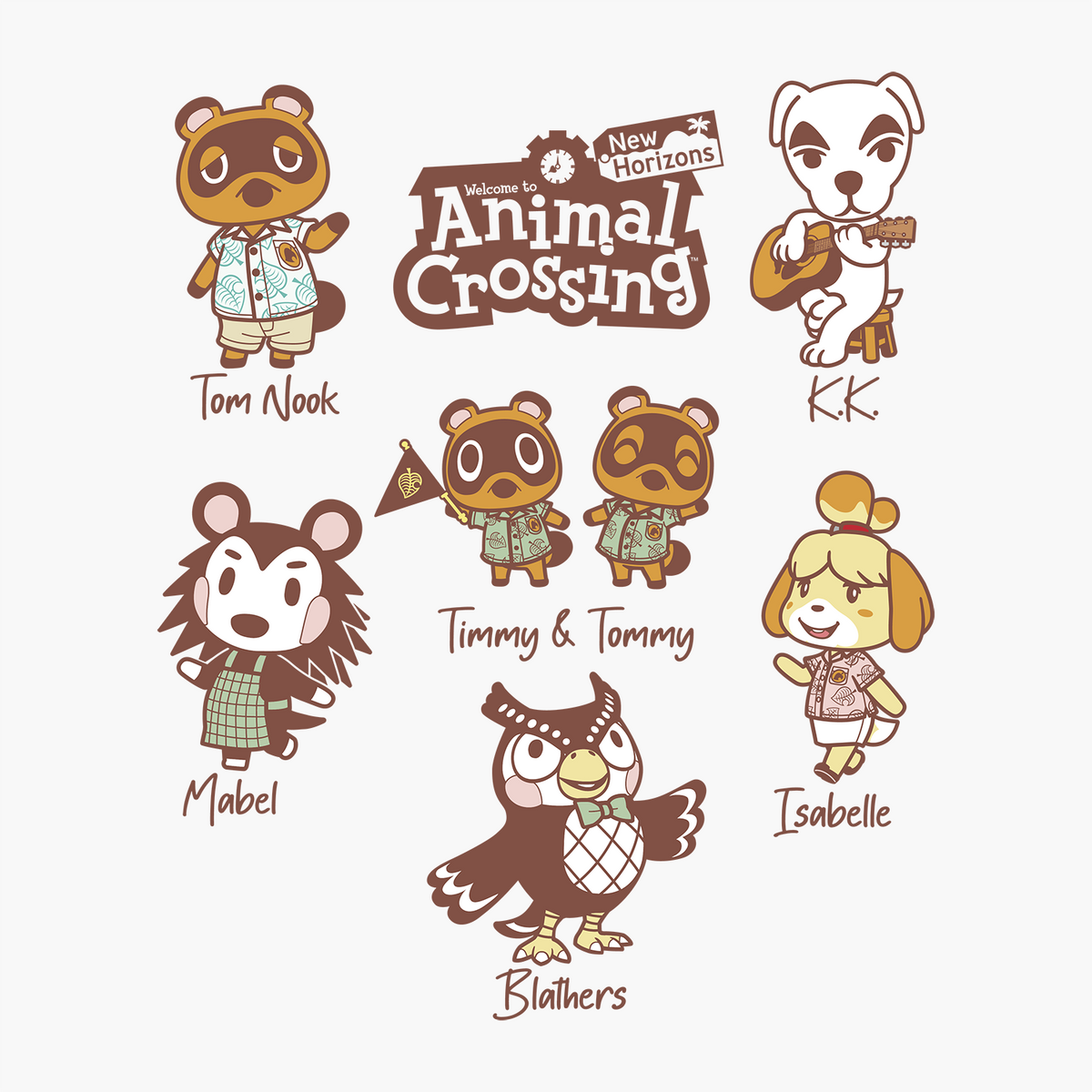 Animal Crossing - Main Characters Tee | CultureFly