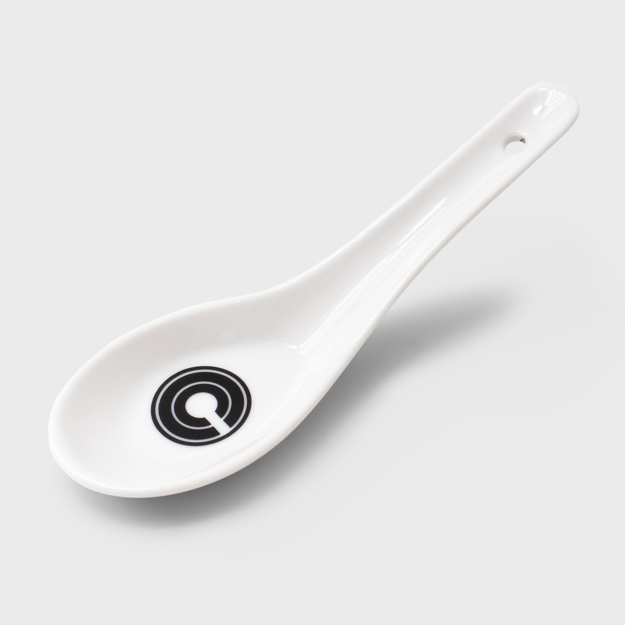 spoon for ramen. has capsule corp logo on spoon.