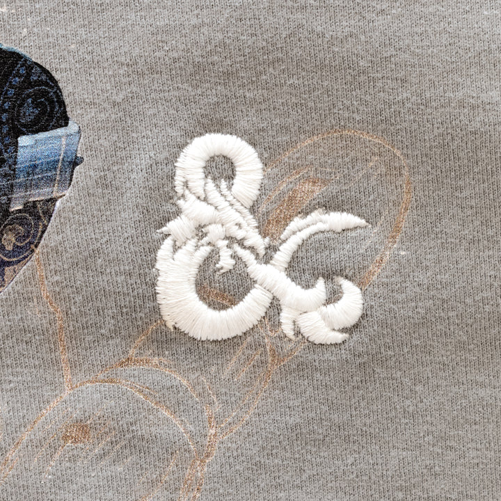 dungeons and dragons logo stitched