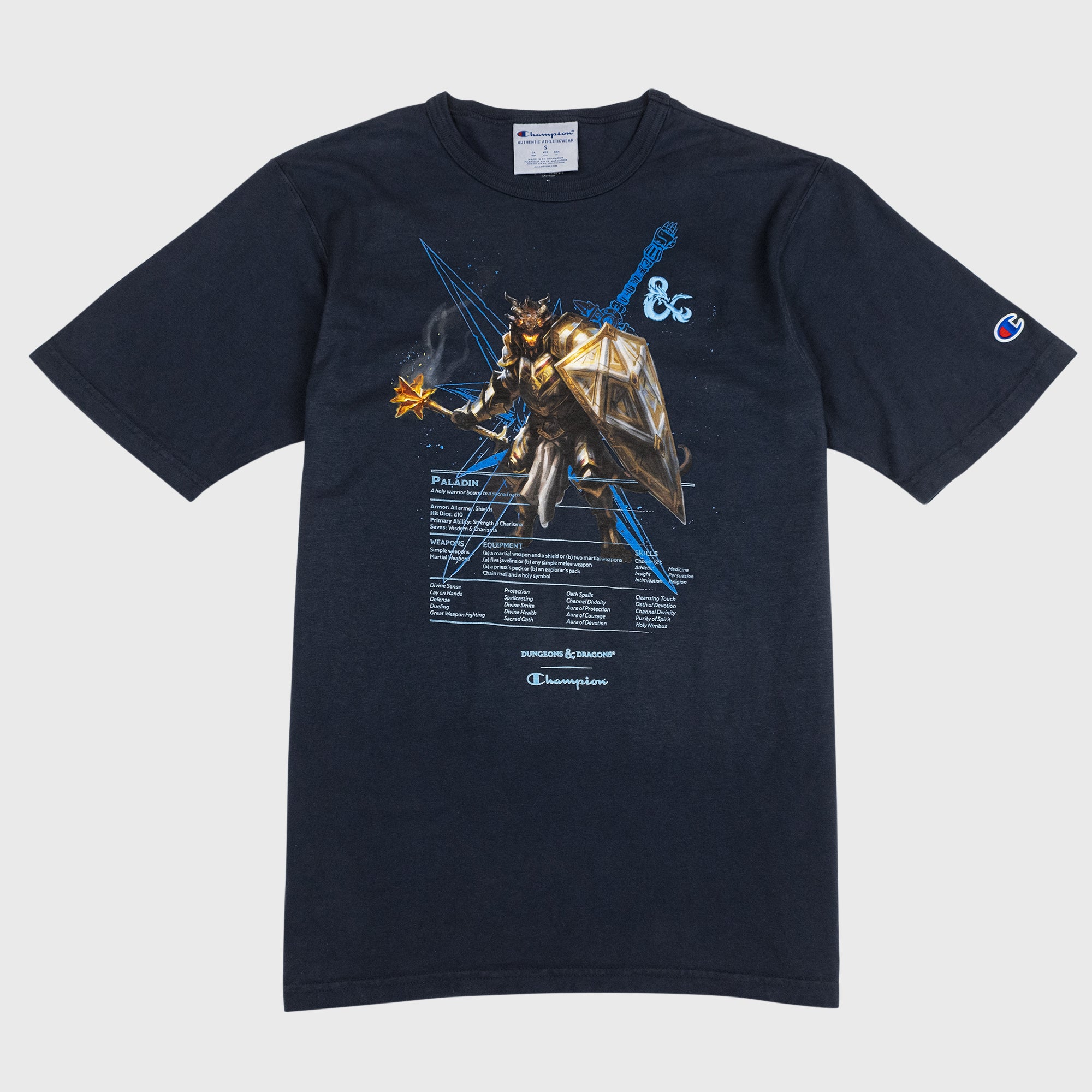 dungeons and dragons paladin tee 