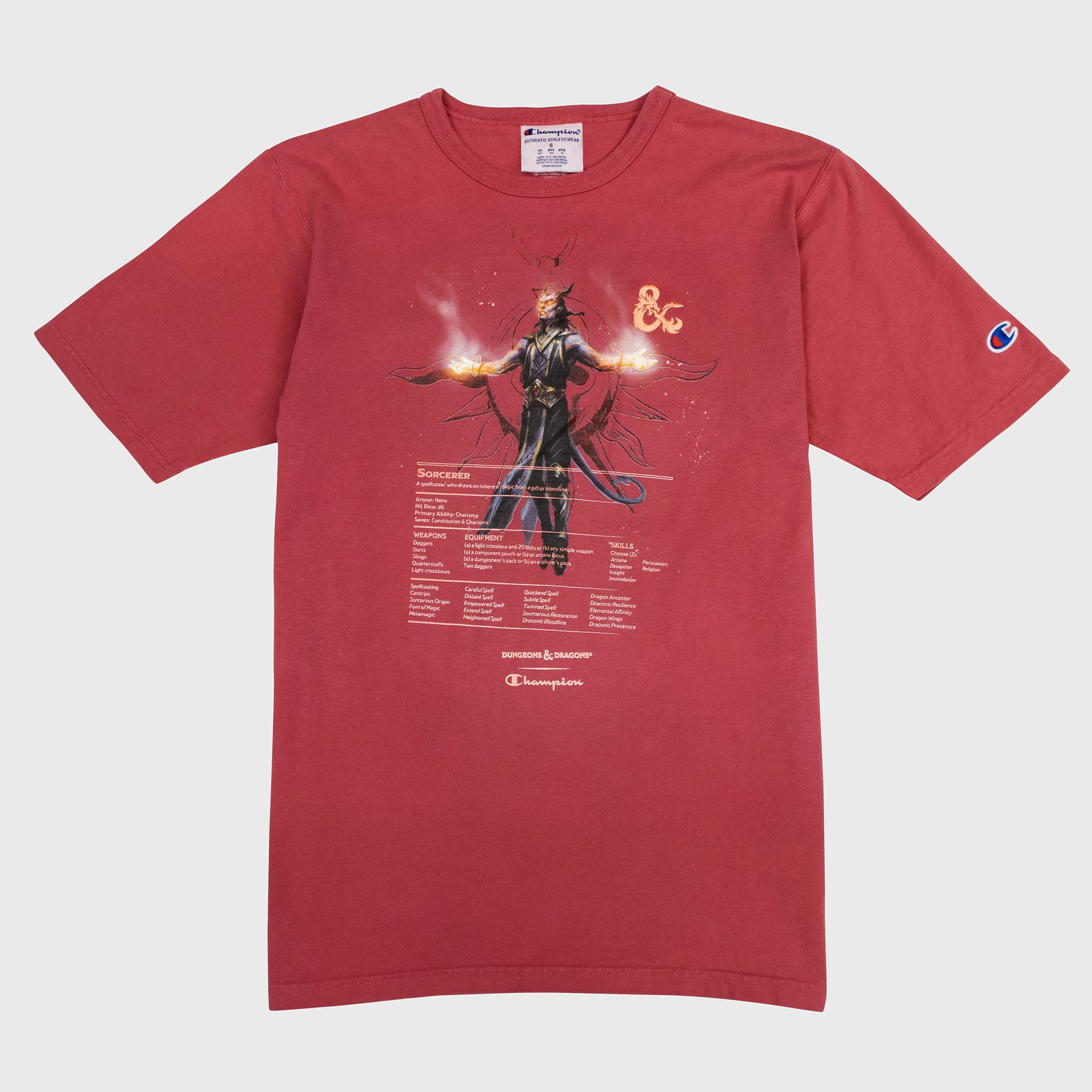 dungeons and dragons sorcerer tee