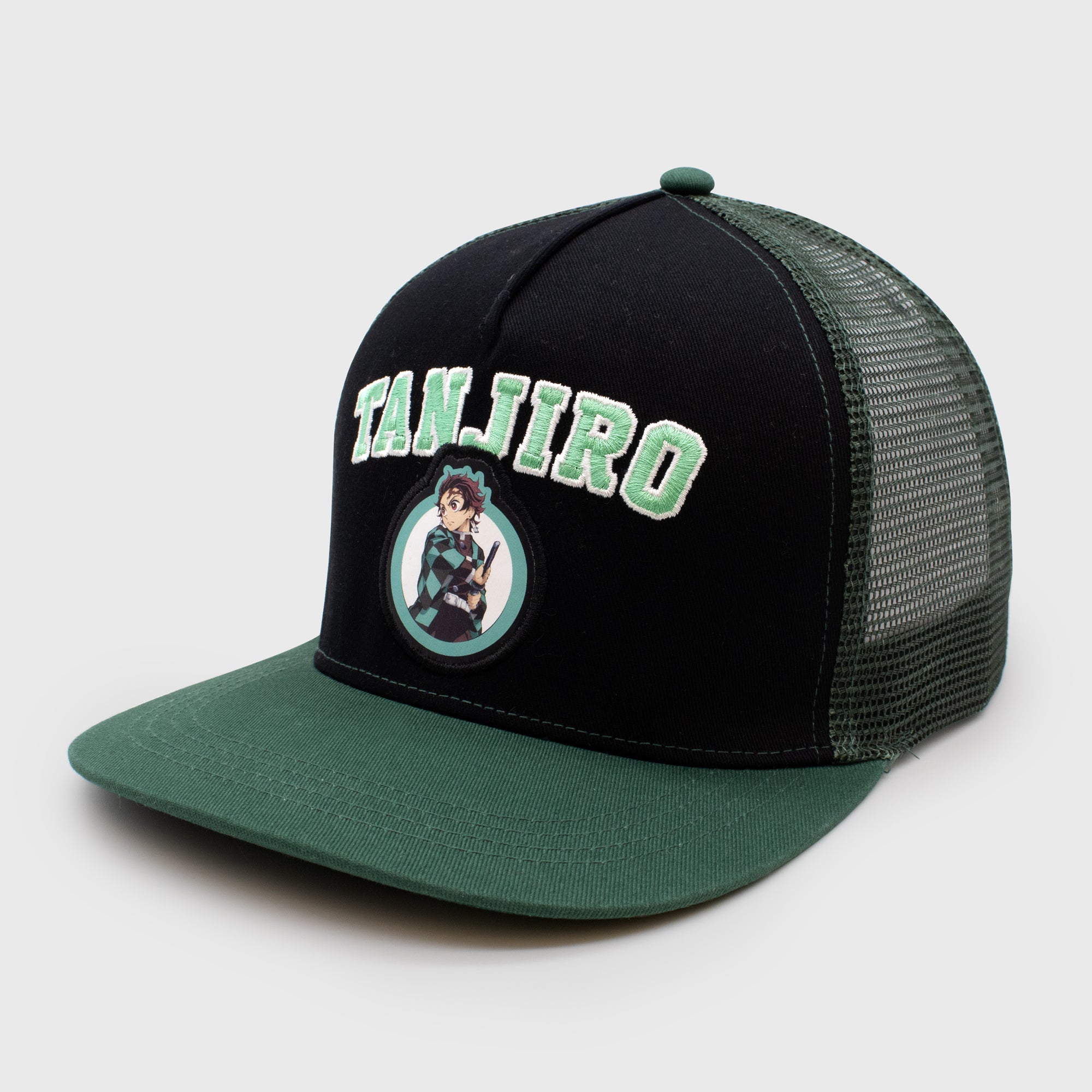 Headwear Demon Slayer - Tanjiro Kamado Snapback Green Hat 