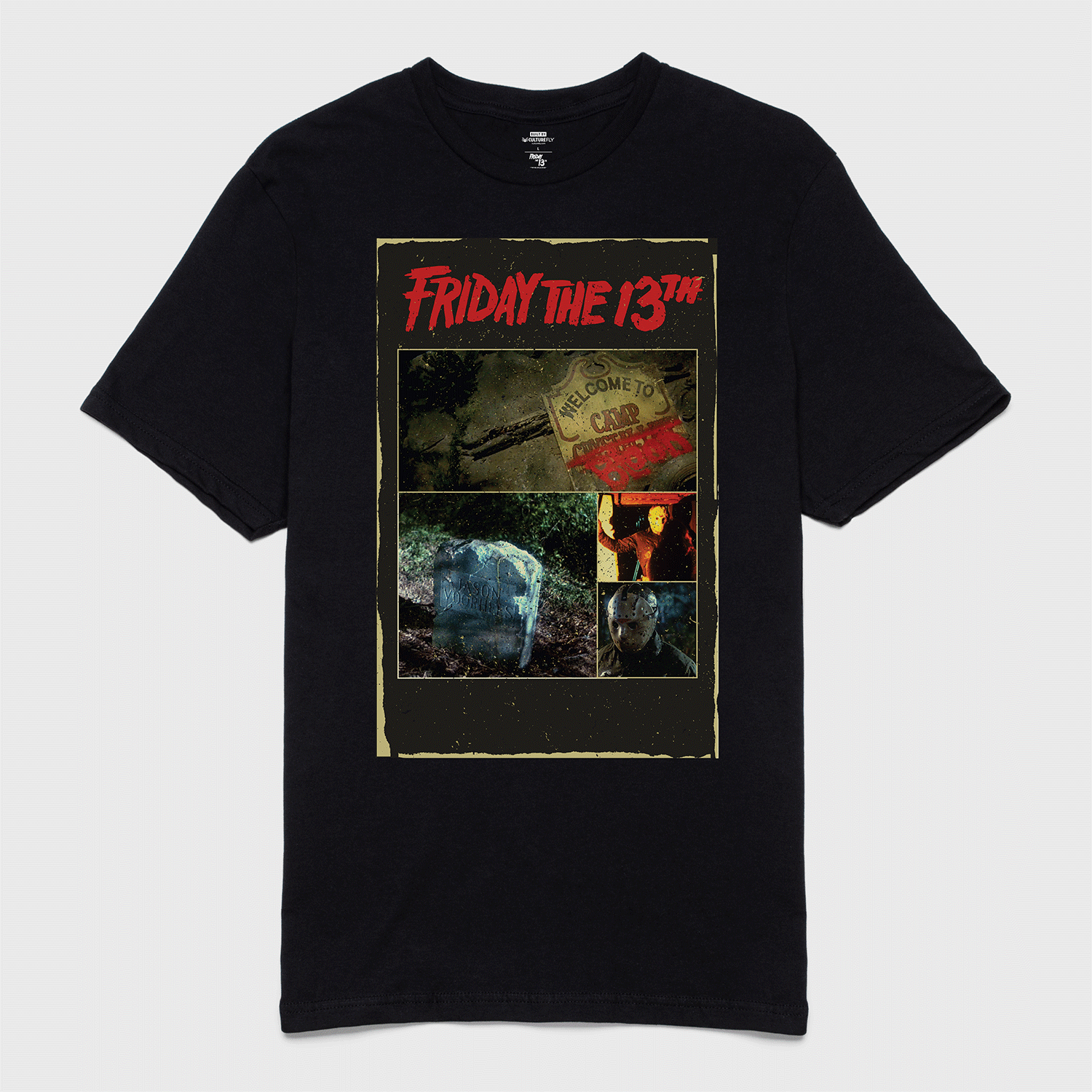 t-shirt tee shirt short sleeve friday the 13th black culturefly