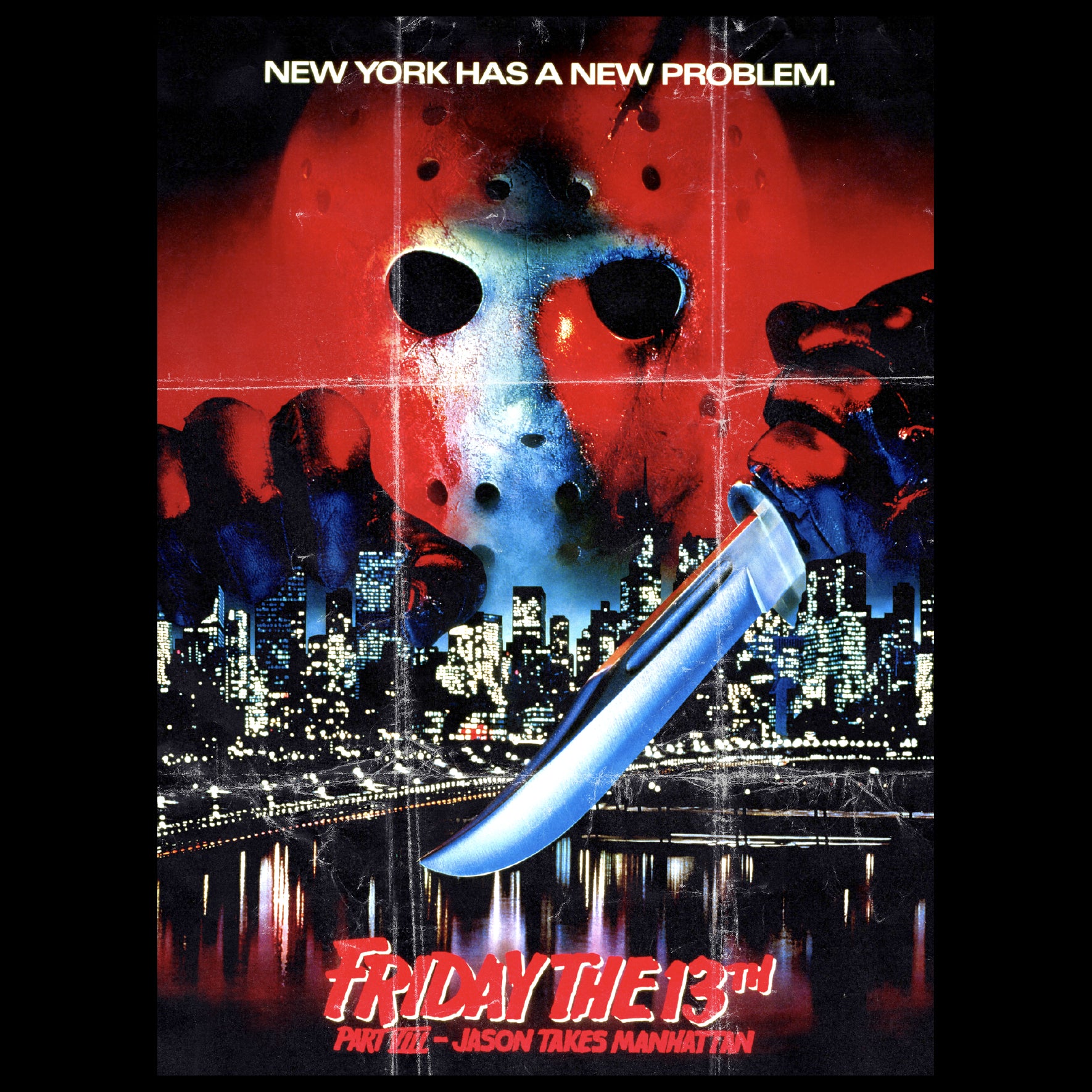 t-shirt tee shirt short sleeve friday the 13th part VIII jason takes manhattan black culturefly