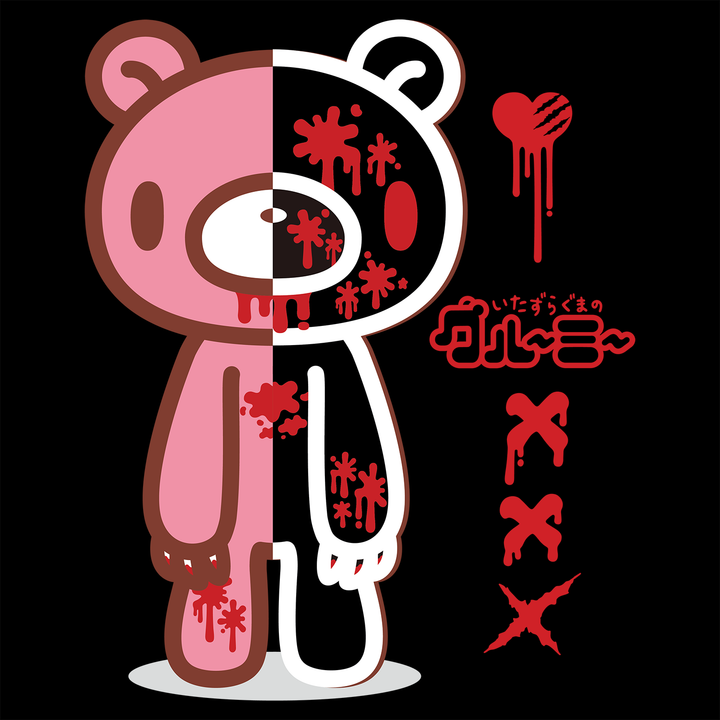 t-shirt tee shirt short sleeve gloomy bear black culturefly