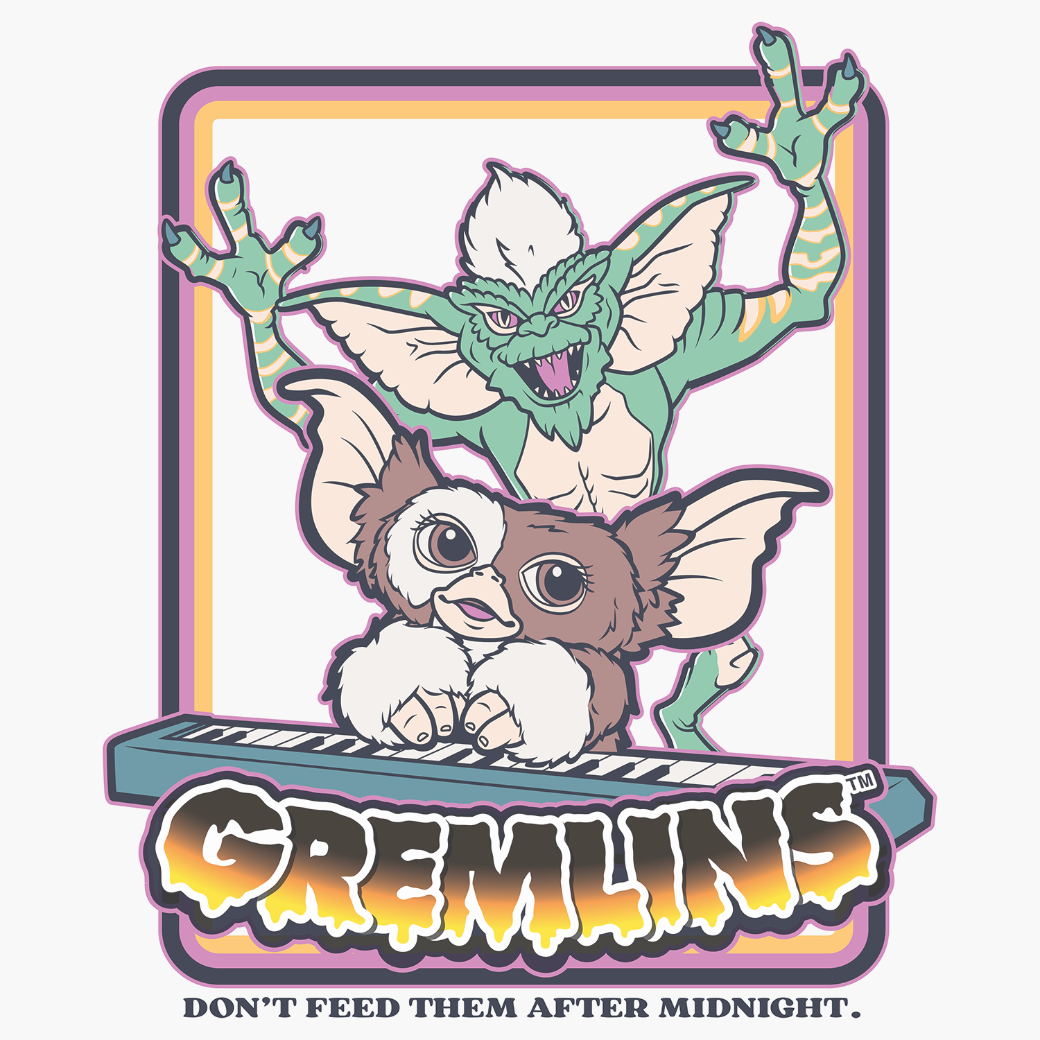 t-shirt tee shirt short sleeve gremlins don't feed them after midnight white culturefly
