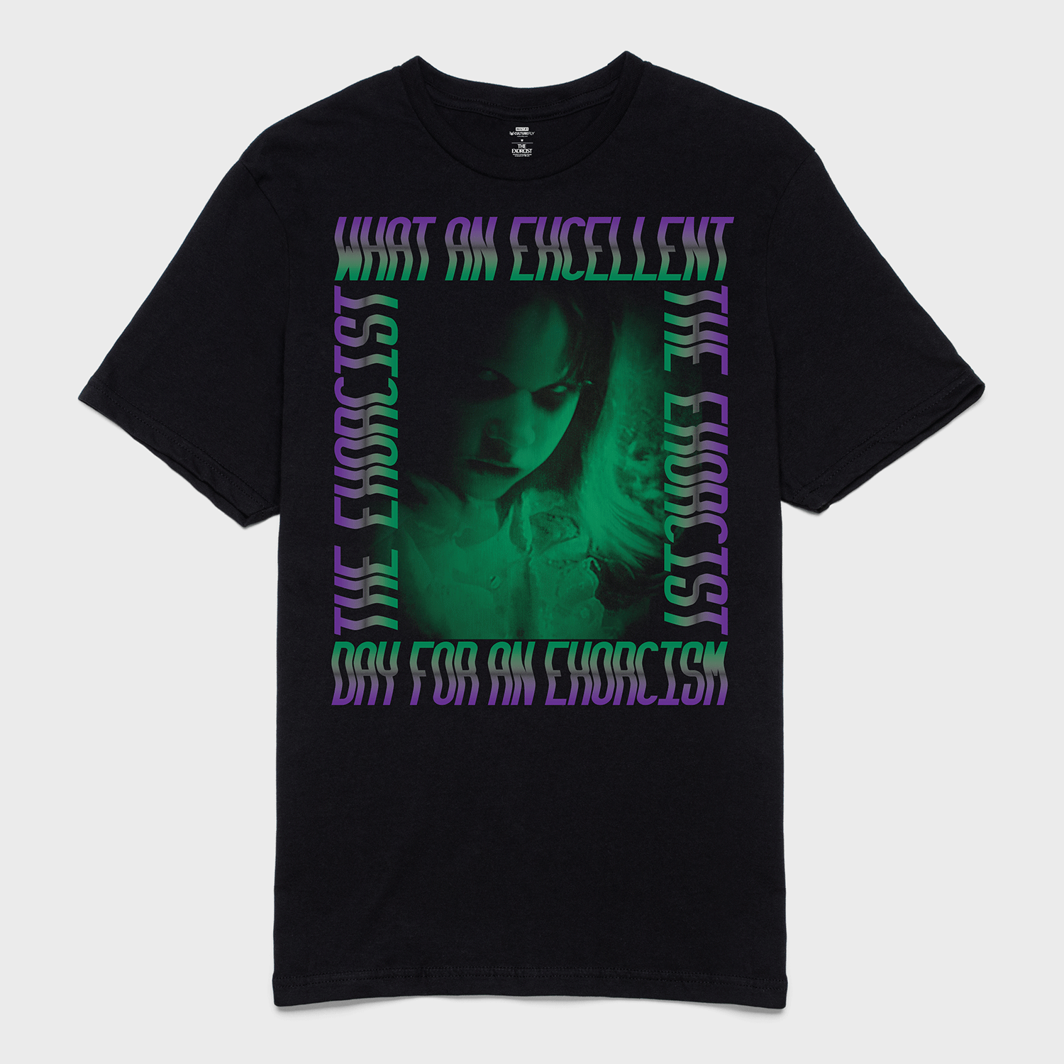 t-shirt tee shirt short sleeve the exorcist what an excellent day for an exorcism black culturefly