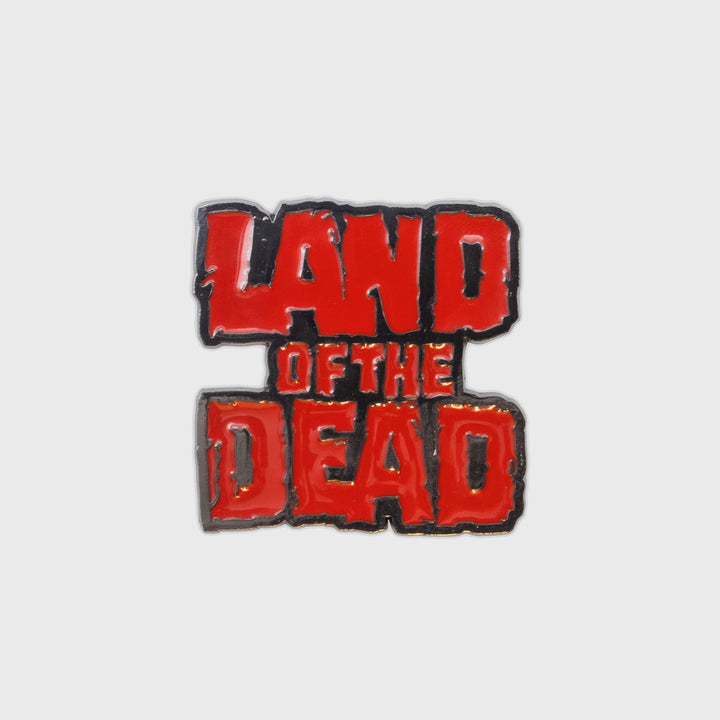 horror haul land of the dead pin. logo for land of the dead.