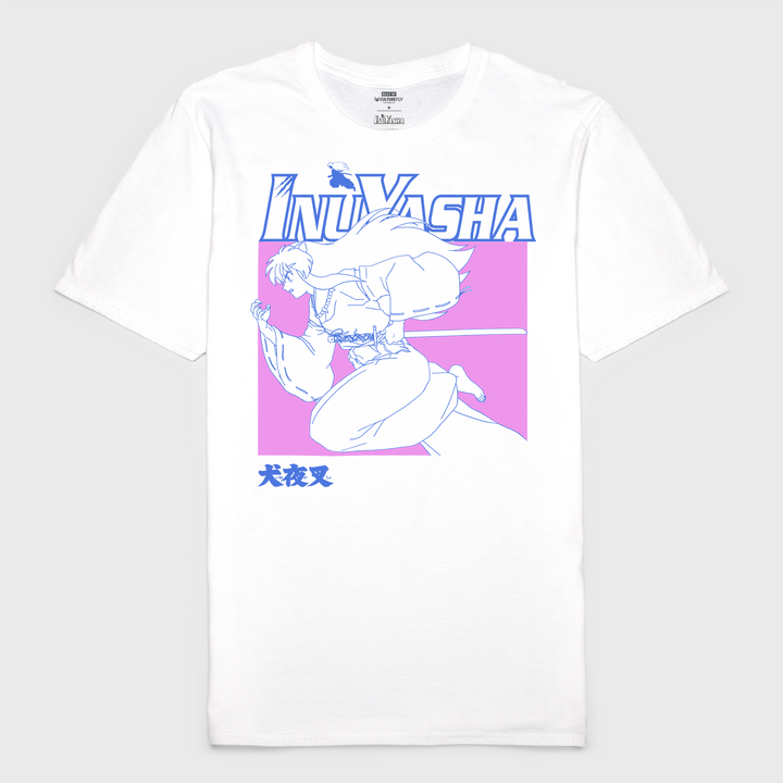 t-shirt tee shirt short sleeve inuyasha white culturefly