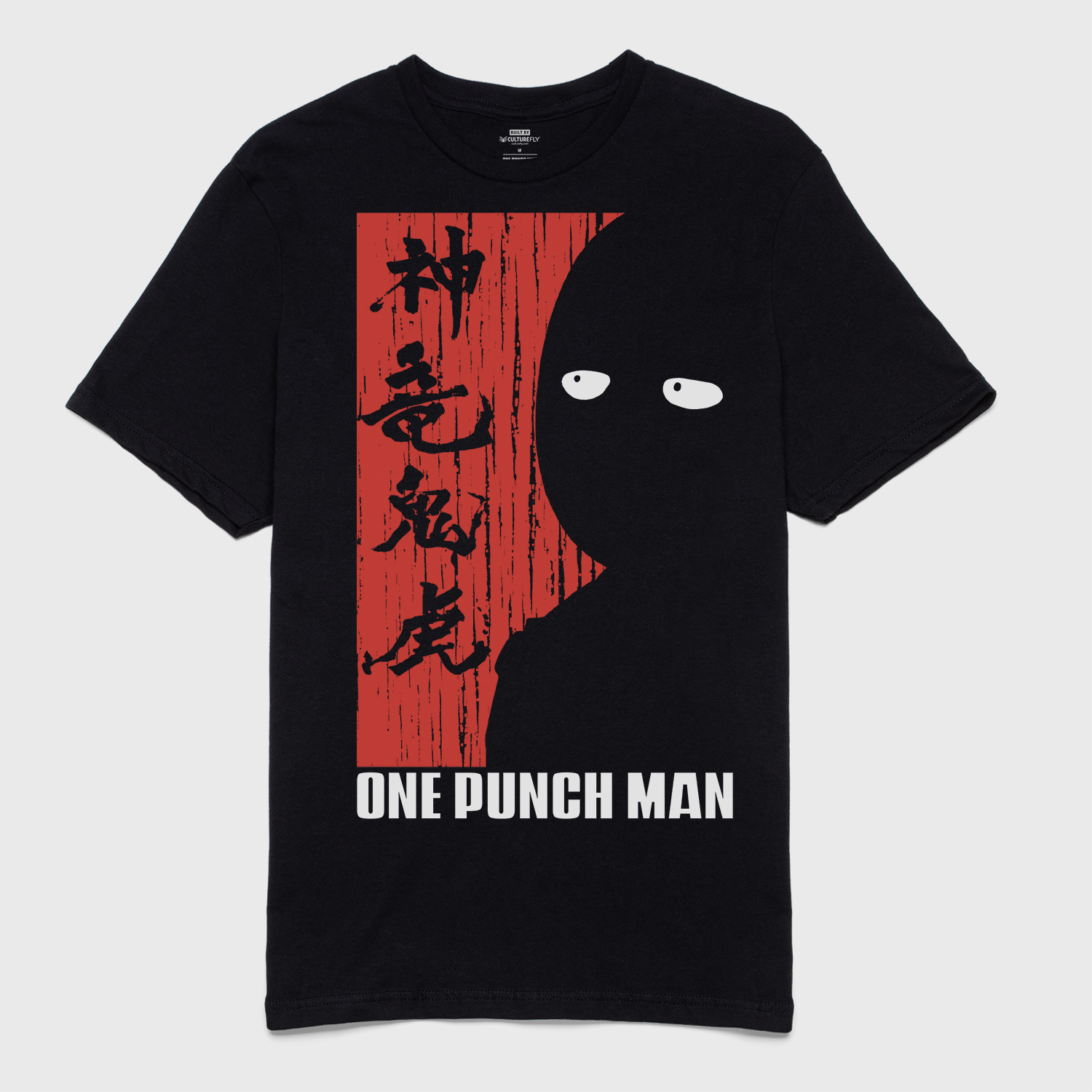 t-shirt tee shirt short sleeve one punch man black culturefly