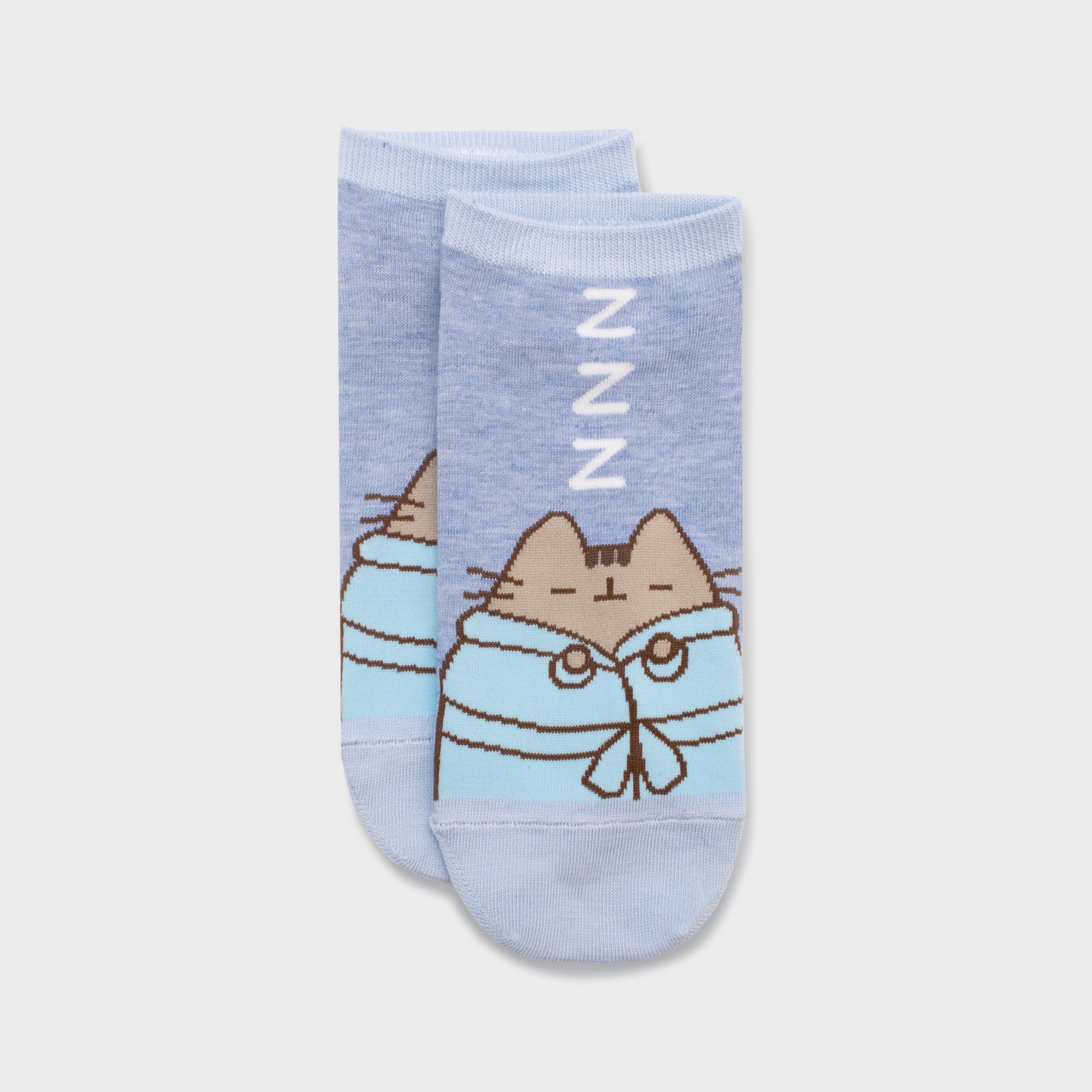three pack socks of pusheen says 'so relaxed'