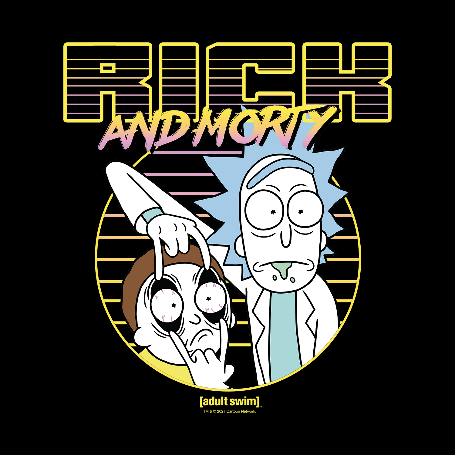 Rick and Morty - Gradient Horizon Tee