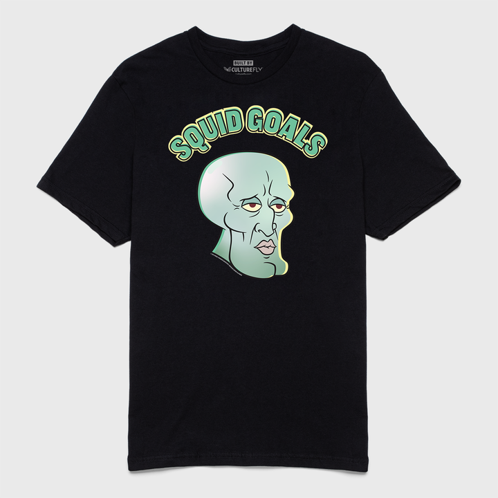 SpongeBob SquarePants - Squid Goals Tee with handsome squidward