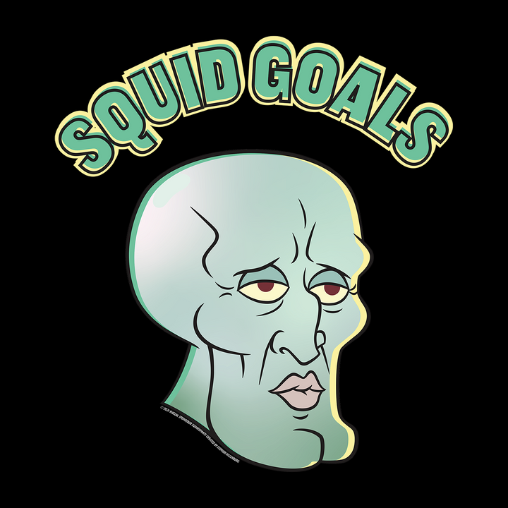 SpongeBob SquarePants - Squid Goals Tee with handsome squidward