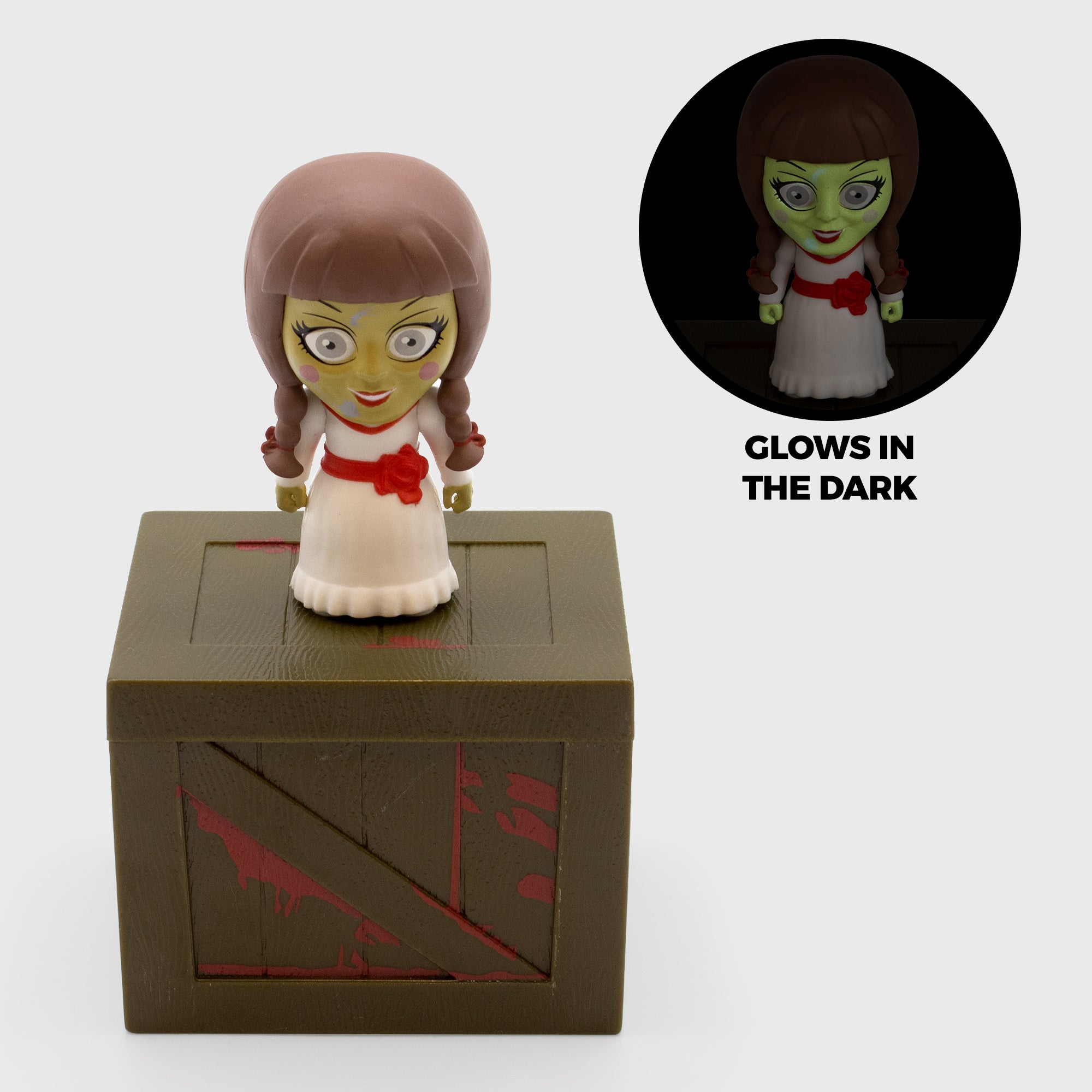 Annabelle Smol with sub image showing Glow in the Dark feature