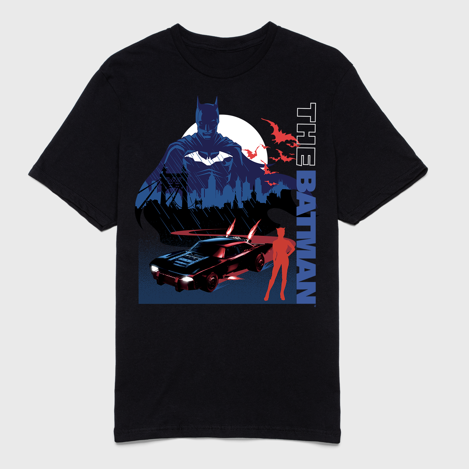 t-shirt tee shirt short sleeve the batman dc comics black culturefly