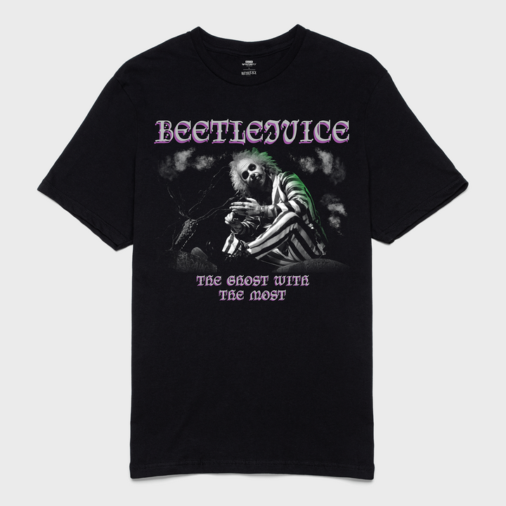 t-shirt tee shirt short sleeve beetlejuice the ghost with the most black culturefly