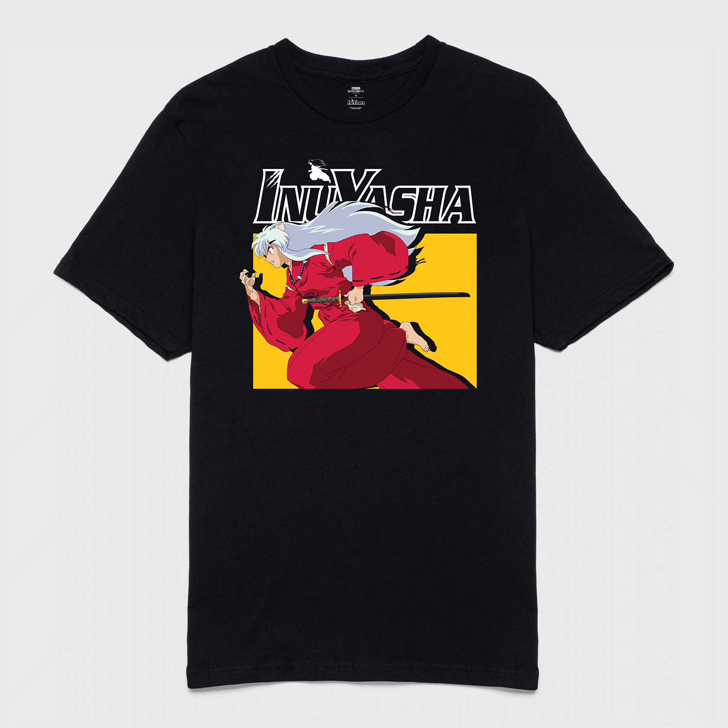t-shirt tee shirt short sleeve inuyasha black culturefly