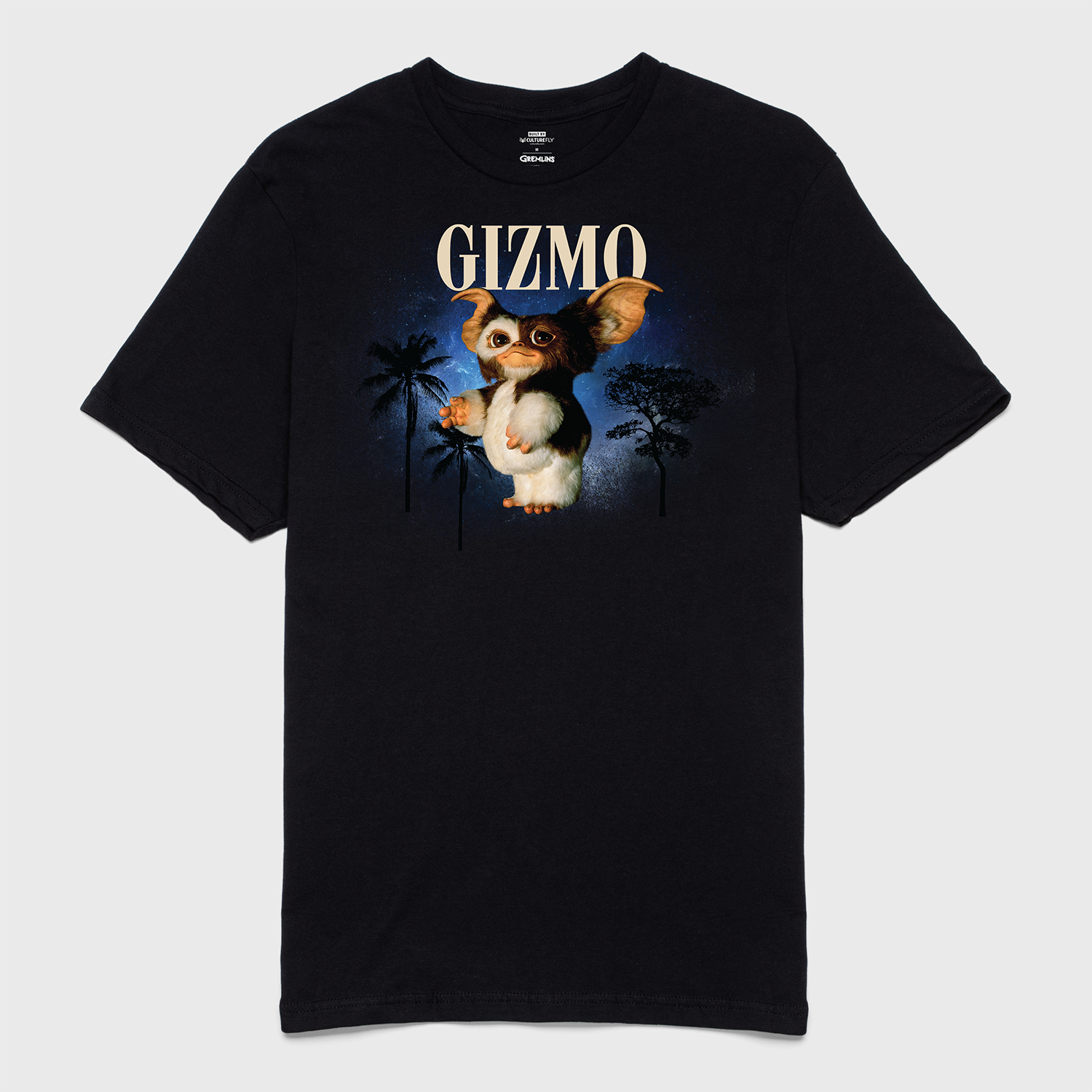 t-shirt tee shirt short sleeve gizmo gremlins black culturefly