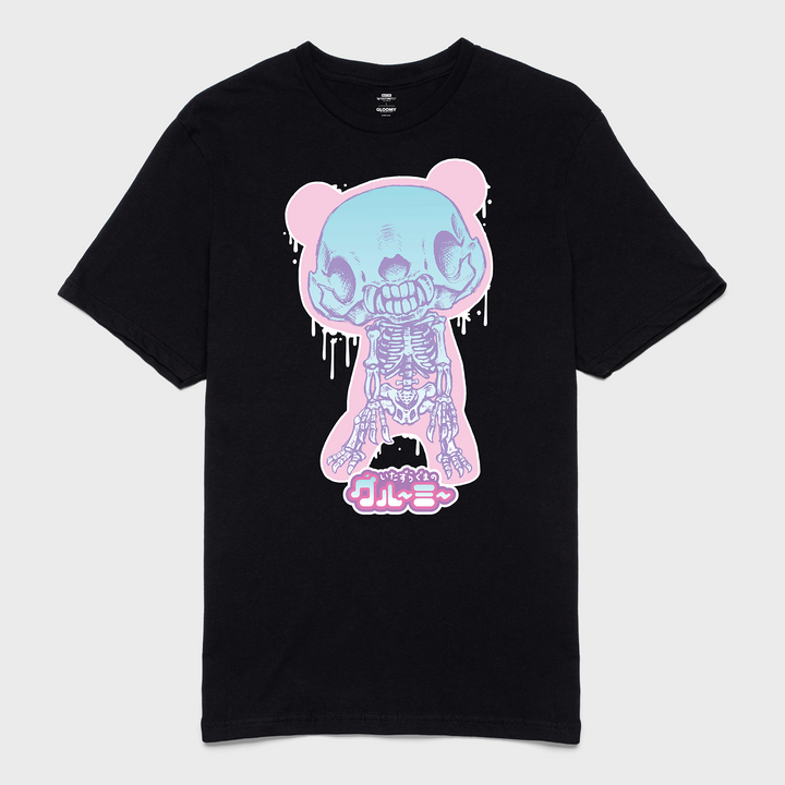 t-shirt tee shirt short sleeve gloomy bear black culturefly