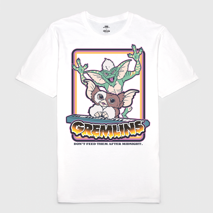 t-shirt tee shirt short sleeve gremlins don't feed them after midnight white culturefly